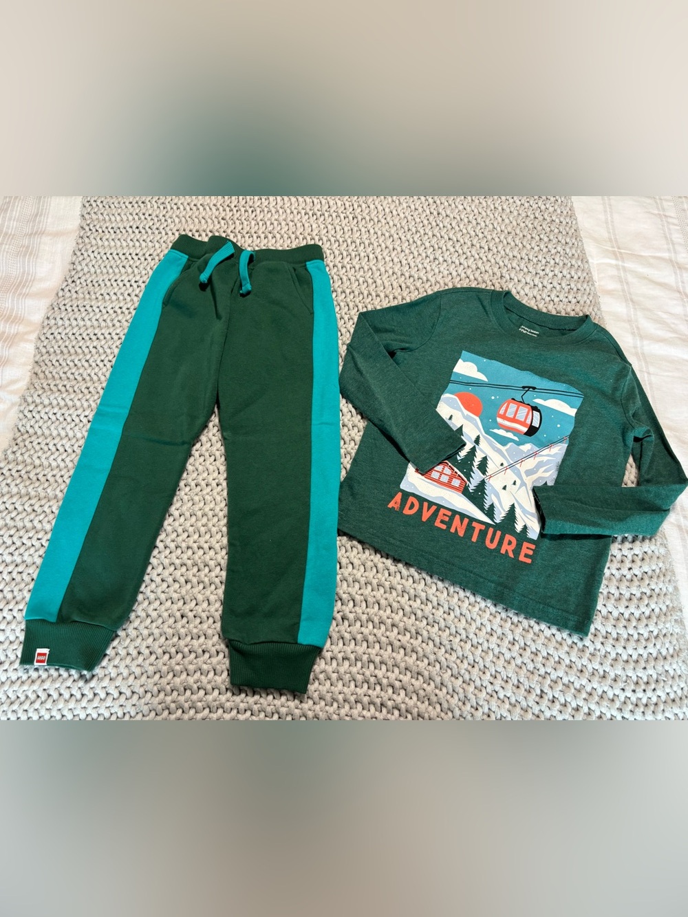 Lego Green and Teal Kids set